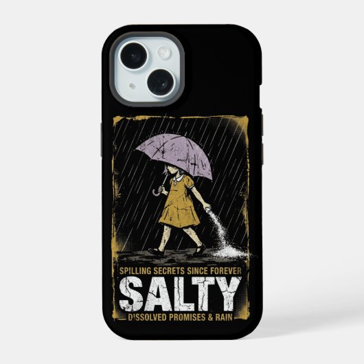 Zout – Geheimenssinds Euwige Regen iPhone 15 Case (Achterkant)