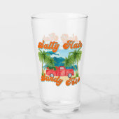 Zout haar, zanderige tenen | Tropical Truck & Beac Glas (Achterkant)