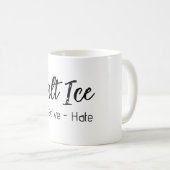 Zout Ijs Koffiekop Koffiemok (Voorkant rechts)