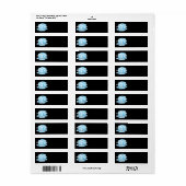 Zout Ijs Retouradreslabel Etiket (Full Sheet)