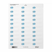 Zout Ijs Retouradreslabel Etiket (Full Sheet)