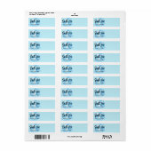 Zout Ijs Retouradreslabel Etiket (Full Sheet)