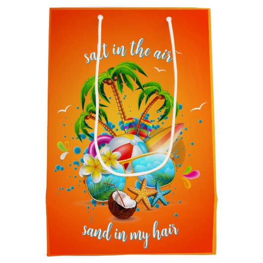 Zout in de lucht medium cadeauzakje (Achterkant)