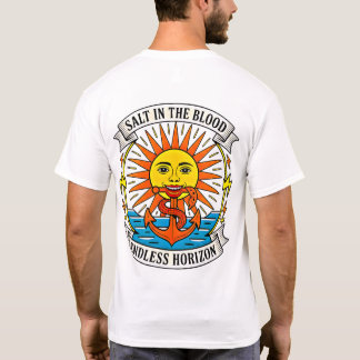 Zout in het bloed Zon & Anker Zeevaart Avontuur T-shirt