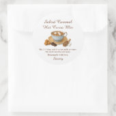 Zout Karamel Warme Chocolade Mix Cadeau Etiket (Tas)