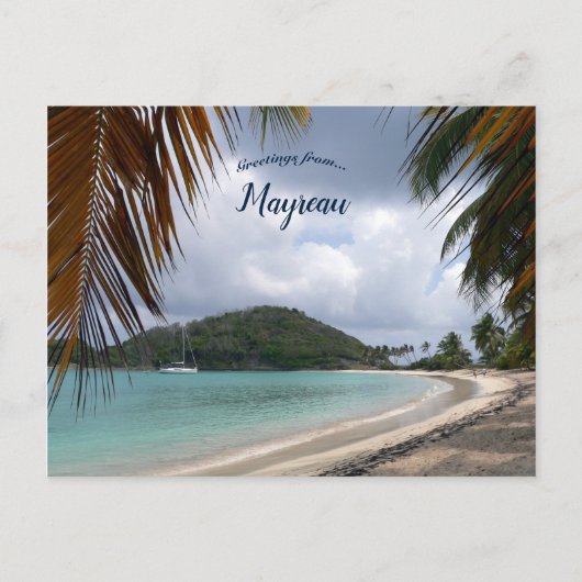 Zout-klokband bij Mayreau Briefkaart (Voorkant)