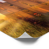 Zout Lake tempel met poster van zonnestralen (Hoek)