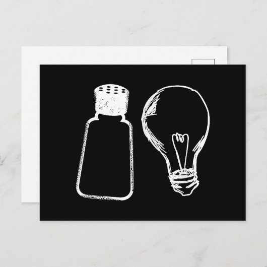 Zout & Licht Be Ye Zout Bijbel Verzen Mattheüs 513 Briefkaart (Voorkant / Achterkant)