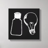 Zout & Licht Be Ye Zout Bijbel Verzen Mattheüs 513 Canvas Afdruk (Voorkant)