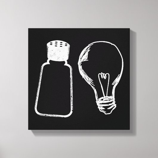 Zout & Licht Be Ye Zout Bijbel Verzen Mattheüs 513 Canvas Afdruk (Voorkant)