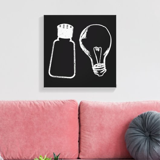 Zout & Licht Be Ye Zout Bijbel Verzen Mattheüs 513 Canvas Afdruk (Insitu (Woonkamer))