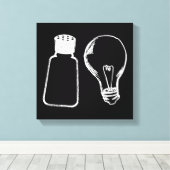 Zout & Licht Be Ye Zout Bijbel Verzen Mattheüs 513 Canvas Afdruk (Insitu (Houten vloer))