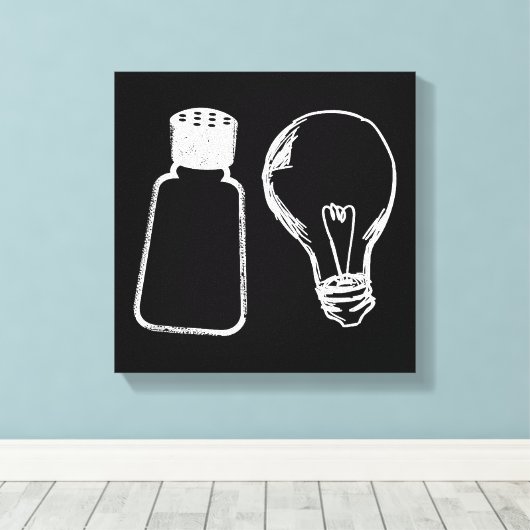 Zout & Licht Be Ye Zout Bijbel Verzen Mattheüs 513 Canvas Afdruk (Insitu (Houten vloer))