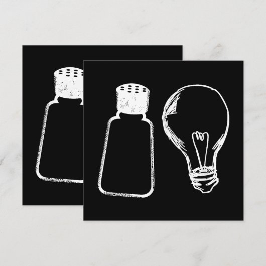 Zout & Licht Be Ye Zout Bijbel Verzen Mattheüs 513 Kaart (Voorkant / Achterkant)