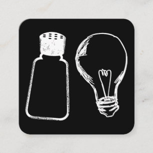 Zout & Licht Be Ye Zout Bijbel Verzen Mattheüs 513 Vierkante Visitekaartje