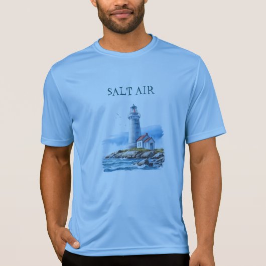 Zout lucht vuurtoren t-shirt (Voorkant)