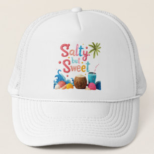 Zout maar Zoet - Leuke Strand-Thema Trucker Pet