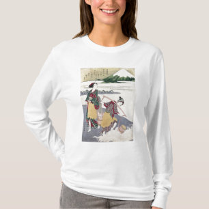 Zout Maidens op het strand van Tago-no-ura T-shirt
