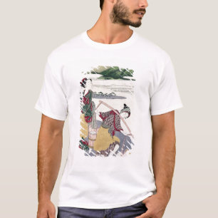 Zout Maidens op het strand van Tago-no-ura T-shirt