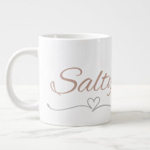 Zout met Hart Flourish, Cadeau voor Haar Verjaarda