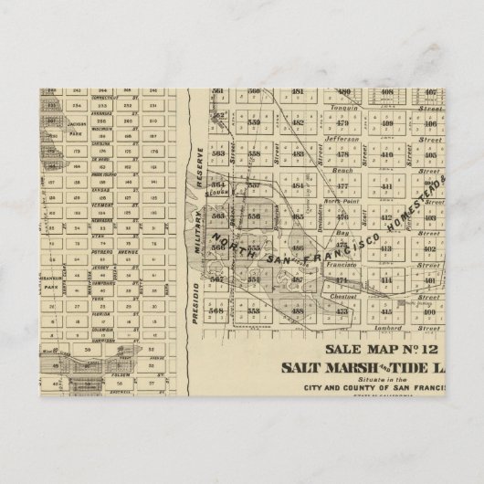 Zout Moeras 2 van de Baai van San Francisco Briefkaart (Voorkant)