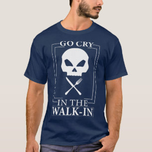 Zout moet huilen in het gekke kookprocesT-Sh T-shirt