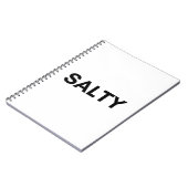 zout notitieboek (Linkerzijde)