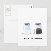 Zout & Peper Briefkaart (Voorkant / Achterkant)