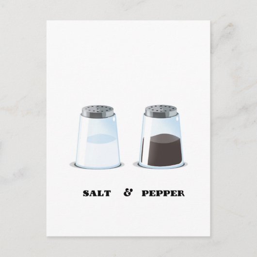 Zout & Peper Briefkaart (Voorkant)