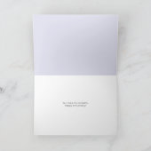 Zout & peper op Periwinkle Romantisch Jubileum Kaart (Binnen)