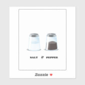 Zout & Peper Sticker (Vel)