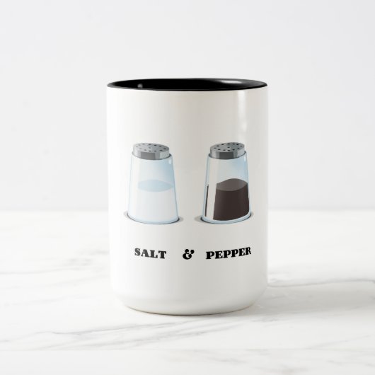 Zout & Peper Tweekleurige Koffiemok (Center)