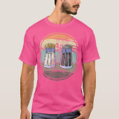 Zout shaker en peper retro zout liefhebber peper l t-shirt (Voorkant)