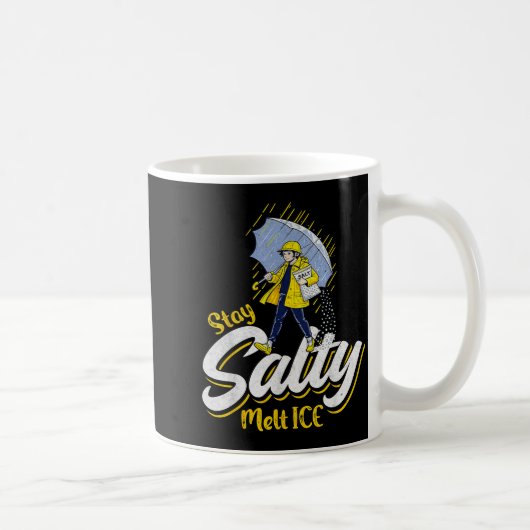 Zout smelt ijs koffiemok (Rechts)