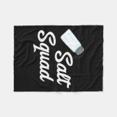 Zout Squad Glas Schudder Smaak Matching Groep Fleece Deken (Voorkant (Horizontaal))