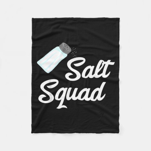 Zout Squad Glas Schudder Smaak Matching Groep Fleece Deken (Voorkant)