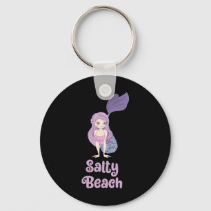 Zout strand - Schattigee zeemeermin Sleutelhanger