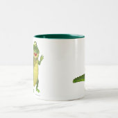 Zout the Crocodile Tweekleurige Koffiemok (Center)