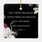 Zout van de aarde keramisch ornament (Achterkant)