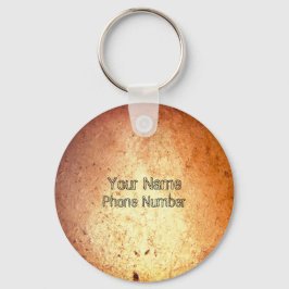 Zout van de Himalaya en aangepaste tekst Sleutelhanger