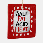 zout vetzuur warmte-Ornament Keramisch Ornament (Rechts)