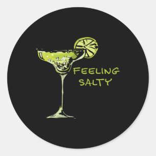 Zout voelen Cinco De Mayo Margarita Grappig Mexico Ronde Sticker