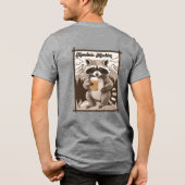 Zout -  wasbeer Mountain Mischief Outdoor Tri-Blend Shirt (Achterkant)