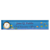 Zout water Aquarium-desk Naambordje (Voorkant)