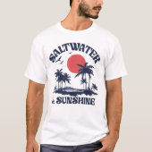 Zout water en zon t-shirt (Voorkant)