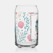 Zout water en zonneschijn blikvorm glas (Voorkant)