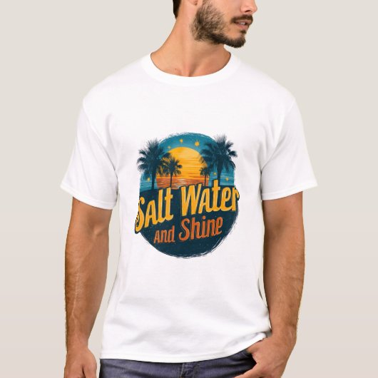 Zout water en zonneschijn t-shirt (Voorkant)