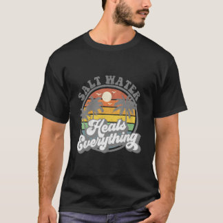 Zout Water Geneest Alles Strand T-shirt