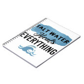 Zout water heelt alles beestjes notitieboek (Linkerzijde)