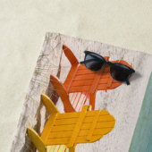 Zout water heelt alles strandlaken (In situ)